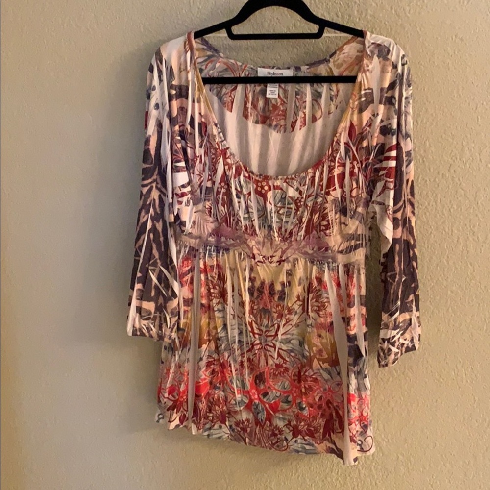 New Style & Co top, size L